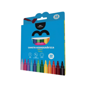 Kit c/ 12 canetas hidrografica color best ref ehib12c Master