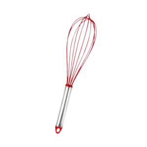 Batedor de claras 30cm silicone cabo inox ref sq4163 SQ Comercio