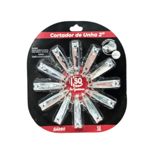 Cartela c/ 12 pcs cortadores de unhas 2" ref sq4498 SQ Comercio