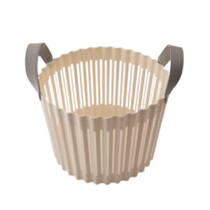 Cesto 25x25x18cm redondo c/ alça plastico ref ck7520 Clink