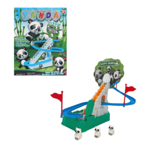 Brinquedo pista divertida 09 pcs com panda ref 5355 OM Utilidade