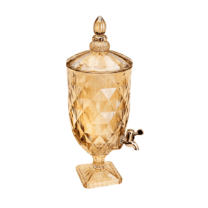Suqueira 3,2 lts vidro diamond ambar ref f0571 Flashgoods