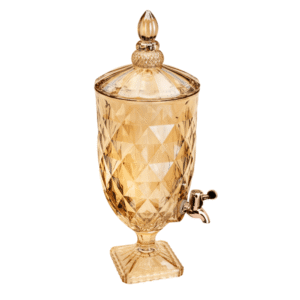 Suqueira 05 lts vidro diamond ambar ref f0573 Flashgoods