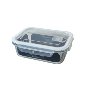 Pote 1,05lt hermetico vidro tpa trava transp plast 585 Flashgoods