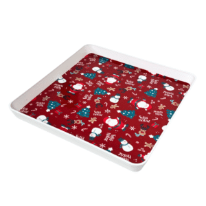 Bandeja quadrada 26x26cm natal ref ntw12034 Fartex