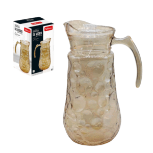 Jarra 1,5 lts vidro c/ tampa acrilico blasen ambar 21451 Wellmix