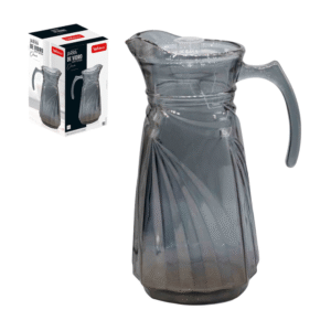 Jarra 1,5 lts vidro c/ tampa acrilico doux cinza wg21468 Wellmix