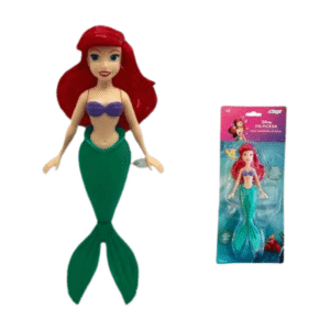 Boneca princesa ariel a corda ref yd779 Etilux