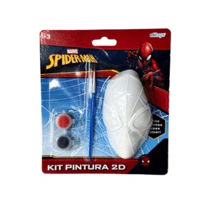 Brinquedo kit pintura spiderman 2d ref yd 825 Etilux