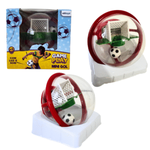 Brinquedo mini gol c/ som e luz ref qb306 Etilux
