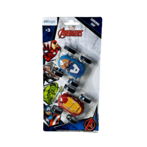 Kit c/ 02 carrinhos bate e vira avengers ref yd 713 Etilux