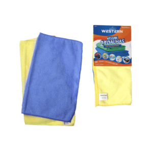 Kit c/ 02 toalhas 30x30cm microfibra ref car25 Etilux