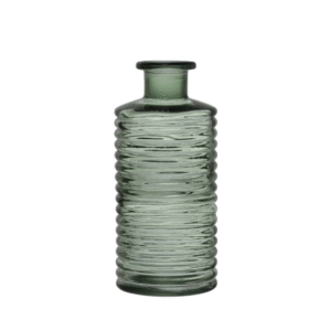 Vaso 21cm decorativo vidro ivy verde ref vaso071 Etilux