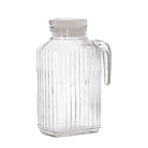 Jarra 1,4 lts vidro vidro c/ tampa plastico gianni jarr044 Etilux