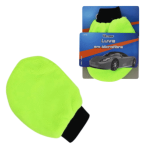 Luva microfibra p/ lavar e lustrar ref car08 Etilux