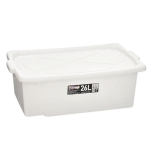 Caixa 26 lts retangular multiuso plastico c/ tampa 2017 PLsanew