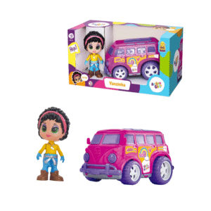 Brinquedo mini boneca e kombi vanzinha ref 577 BS Toys