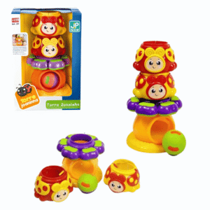 Brinquedo torre joaninha didatica na caixa ref 251 JXP Brink