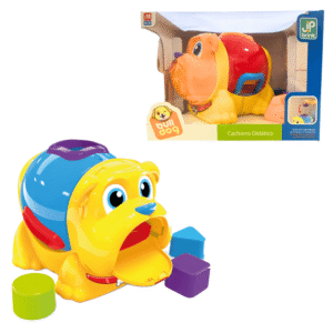 Brinquedo cachorrinho bulldog didatico na caixa ref 283 JXP Brink