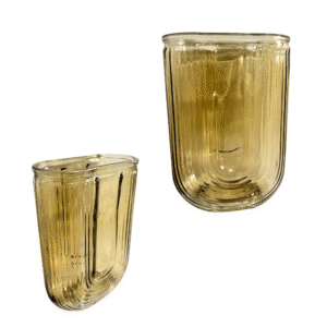 Vaso 18x12,8x6cm decorativo vidro ref dv80317 Dcarte