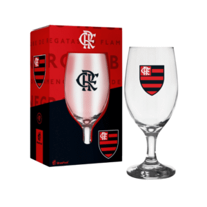 Taca 330 ml vidro times flamengo ref 2661 JTX Comercio