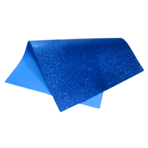 Kit c/ 10 folhas eva 40x60cm gliter azul ref wpe30027 Wincy