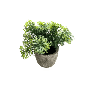 Vaso 10x6x6cm decorativo c/ planta artificial cb2008 C3B Comercio