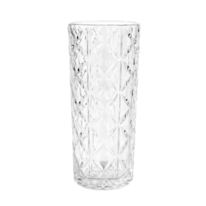Vaso 1,05 lts decorativo vidro 24,5x9,5cm cb4104 C3B Comercio