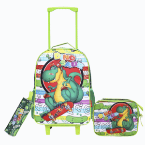 Kit mochila rodinha + estojo + lancheira ref bpd20935 Wincy