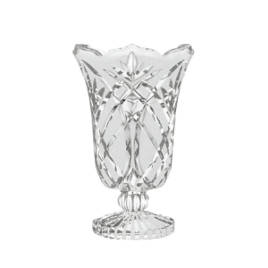 Vaso 1,1 lts decorativo vidro lavander ref 15744 Inga Import