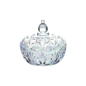 Bombonier 700 ml vidro madri furtacor ref 16162 Inga Import