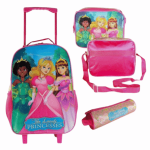 Kit mochila rodinha + estojo + lancheira menina bpd33065 Wincy