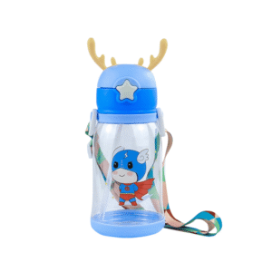 Garrafa 600ml squeeze infantil c/ alça ref elg65130 Rio de Ouro