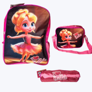 Kit mochila escolar costas + estojo + lancheira bpd33176 Wincy