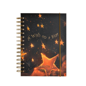 Agenda 15x21cm espiral estrela ref ppa52615 Wincy