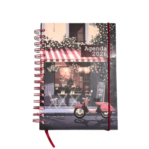 Agenda 15x21cm espiral bistro ref ppa52622 Wincy