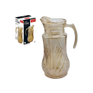 Jarra 1,5 lts vidro c/ tampa acrilico roma ambar 21440 Wellmix