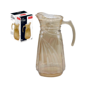Jarra 1,5 lts vidro c/ tampa acrilico doux ambar 21466 Wellmix
