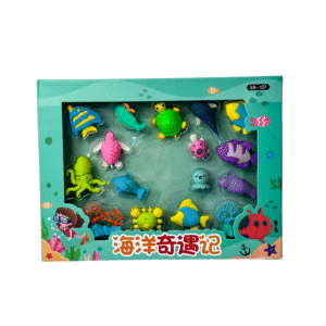 Kit c/ 16 borrachas escolar infantil animais ref max0036 Primax