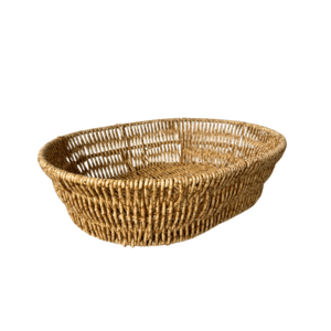 Cesto 31x23x8cm oval trancado pvc ref fj90411 FWB