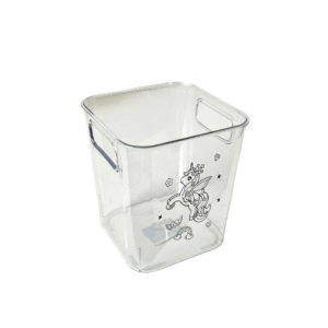 Porta treco 13,5x13x14,5cm quadrado plastico pet ref fj91028 FWB