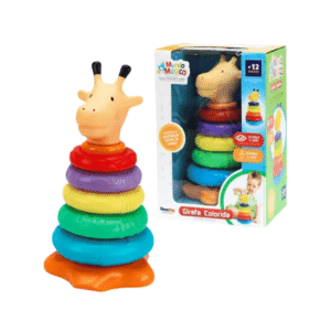 Brinquedo girafa colorida ref 6450 Xplast Playduo