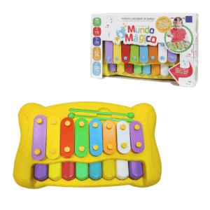 Brinquedo piano xilofone magico ref 6452 Xplast Playduo