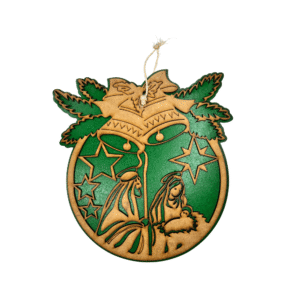 Enfeite decorativo de natal guirlanda mdf ref 242 Maia