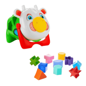 Brinquedo balde didatico vaquinha joly ref 286 Mercotoys