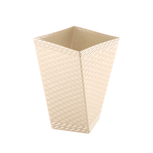 Vaso 12 lts rattan twister palha ref 902 Injeplastec