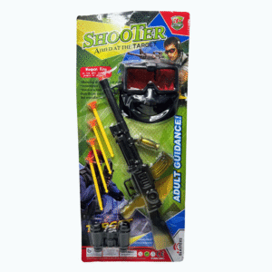 Brinquedo pistola lanca projeteis c/ acessorios 1378116 Malaga