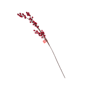 Enfeite decorativo de natal galho 65cm ref flb15 Multiart