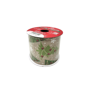 Enfeite fita natalina 2,70mtx6,3cm color ref fit0002 Multiart