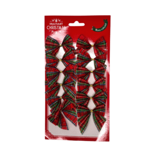 Enfeite decorativo de natal 12 lacos ref lac0084 Multiart